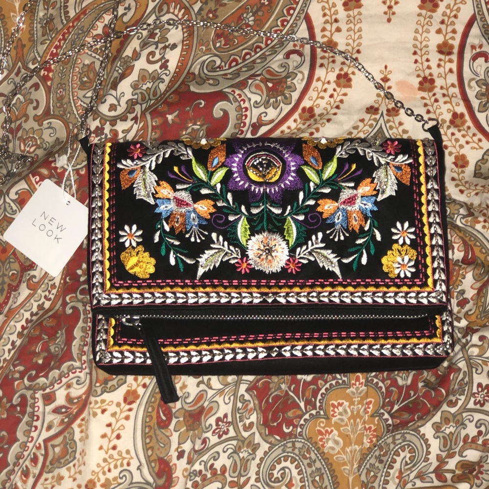 Floral crossbody bag